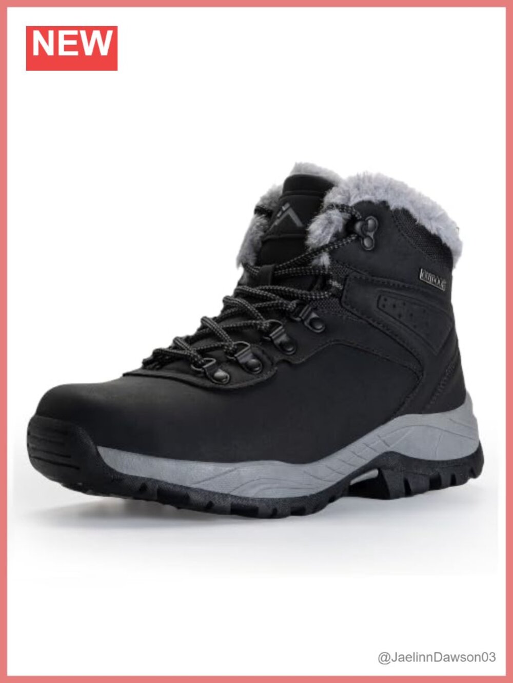 Faux Fur Lined Ankle Snow Boots